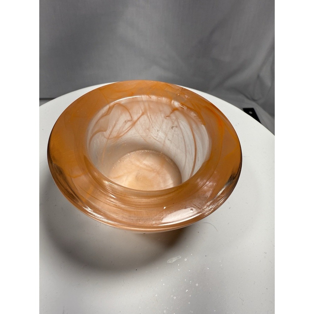PartyLite Indulgences Awakening Swirl Glass‎ Votive Tealight Holder Set 6 EUC - Picture 5 of 16